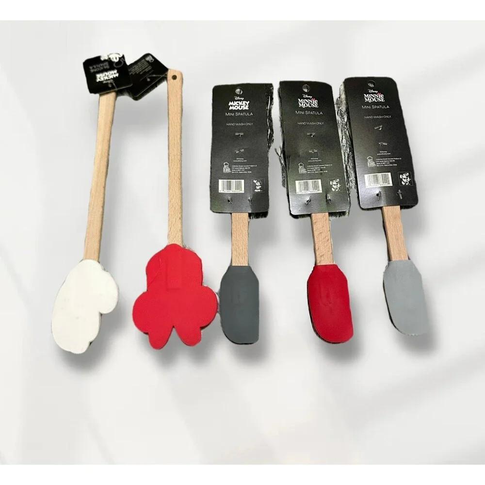 Disney Mickey & Minnie Mouse Silicone Spatula Set